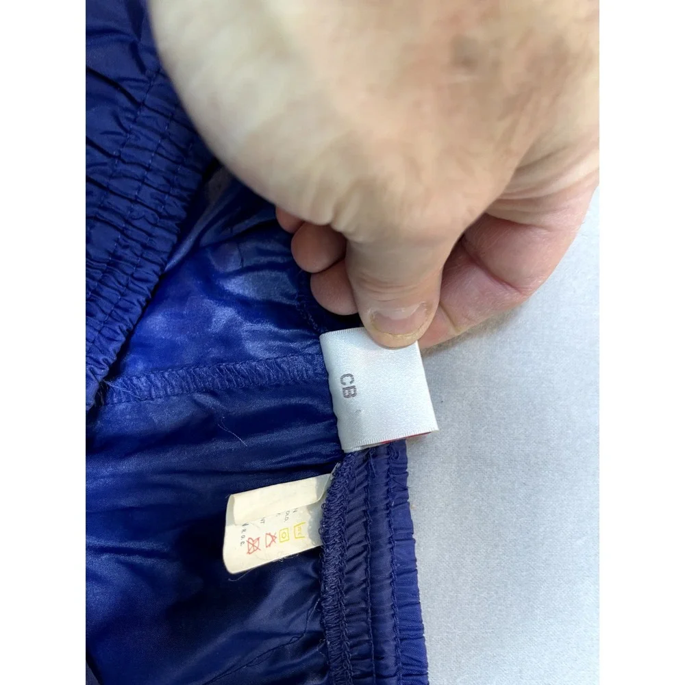 Nike‎ Blue Windbreaker Pants Large Joggers.Vintage 90s Gray Tag Ankle Zip